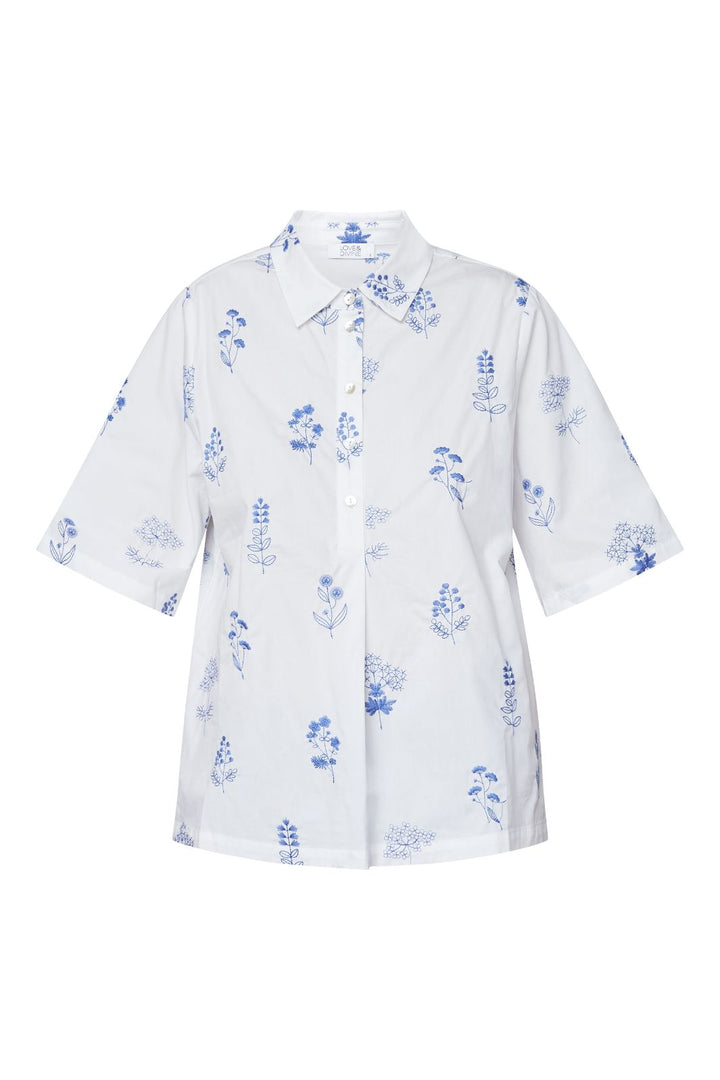 Love & Divine - Love1351 18847 - 804 - White/Blue Skjorter 