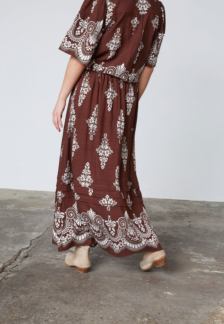 Love & Divine - Love1369 18911 - 800 - Brown/Paisley Nederdele 