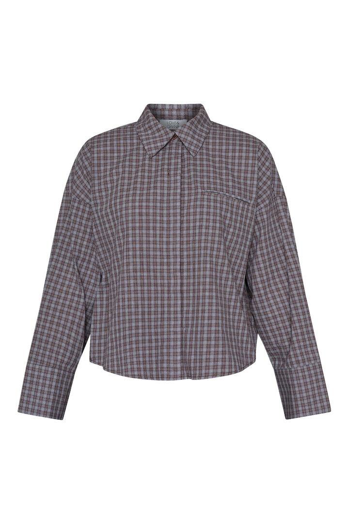 Love & Divine - Love1495 19593 - 841 - Brown Check Skjorter 