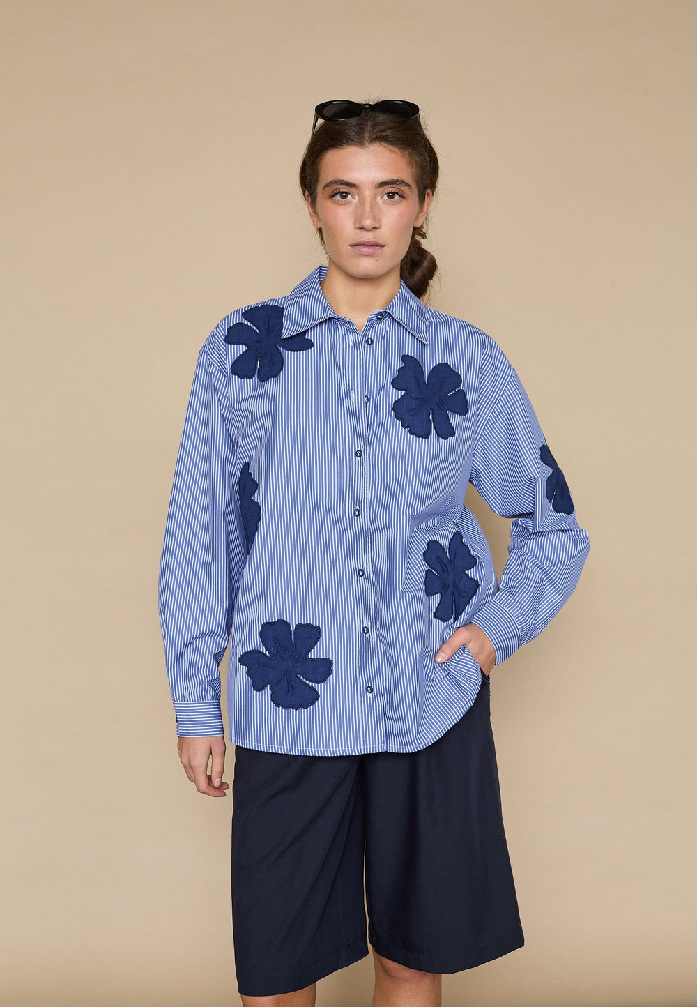 Love & Divine - Love1499 19522 - 811 - Blue Flower Skjorter 