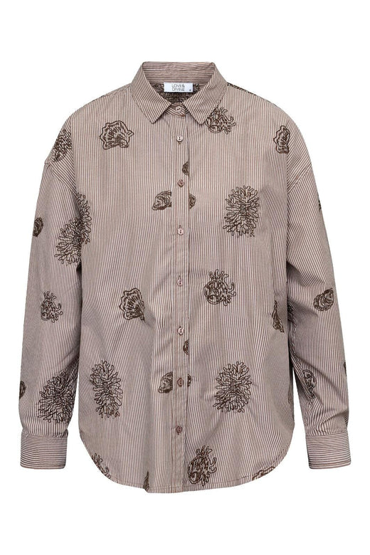 Love & Divine - Love1516 19715 - 831 - Brown Stripe Skjorter 