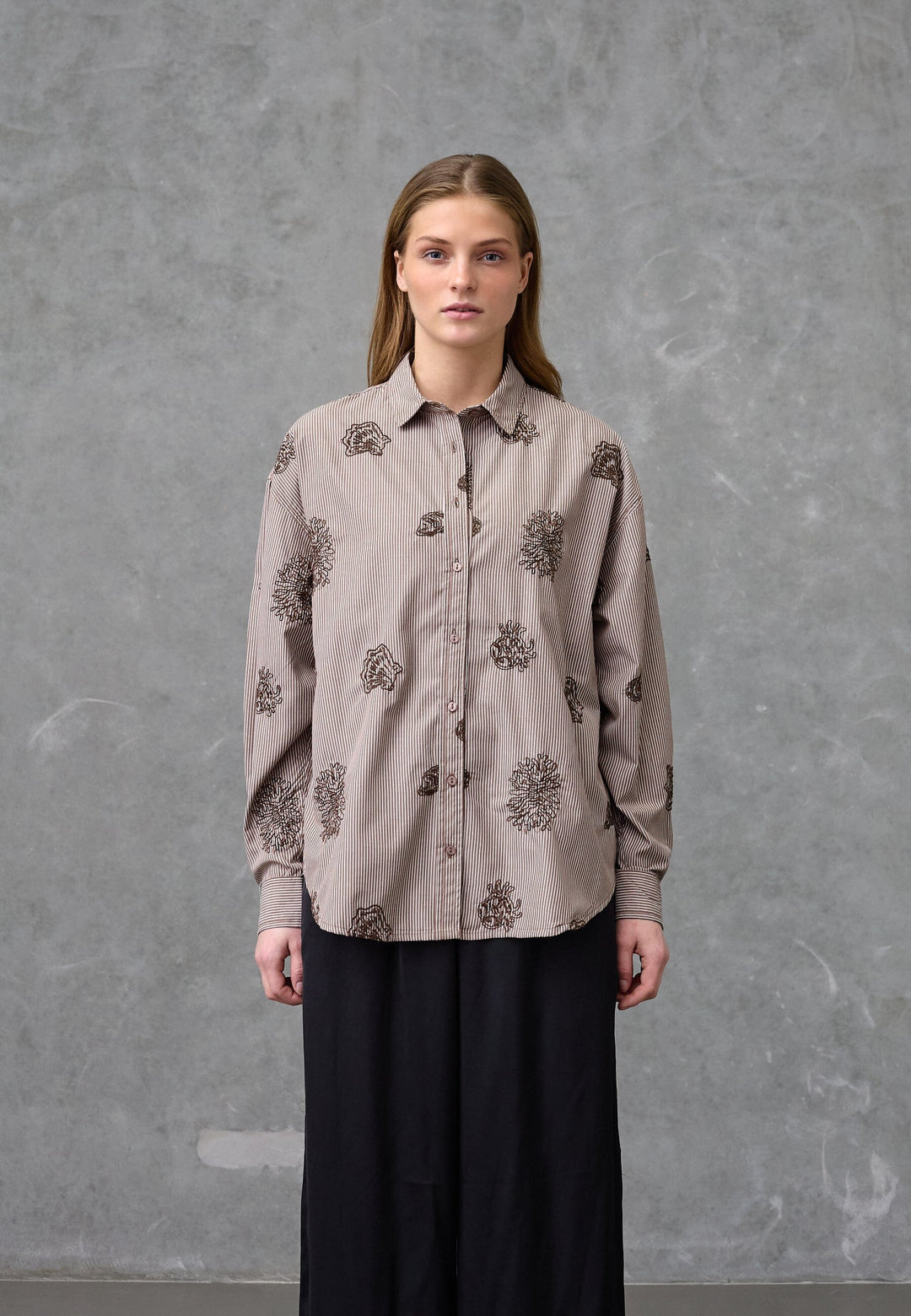 Love & Divine - Love1516 19715 - 831 - Brown Stripe Skjorter 