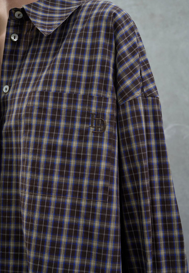 Love & Divine - Love1518-3 20491 - 840 - Brown Check Skjorter 