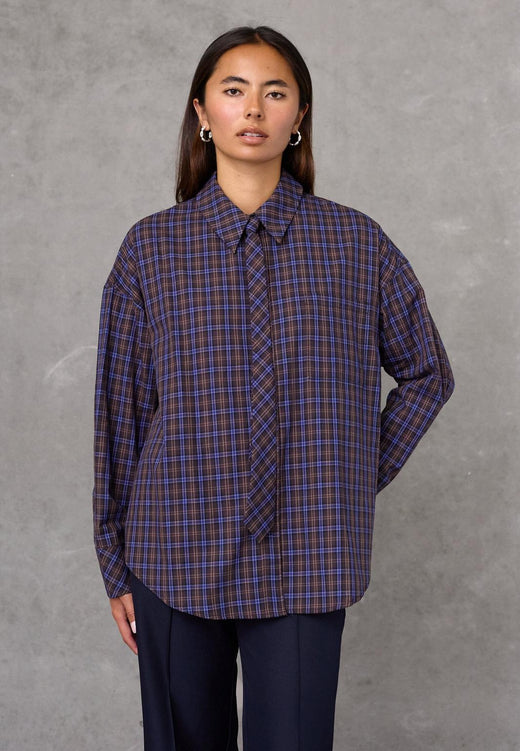 Love & Divine - Love1645 20296 - 841 - Brown Check Skjorter 