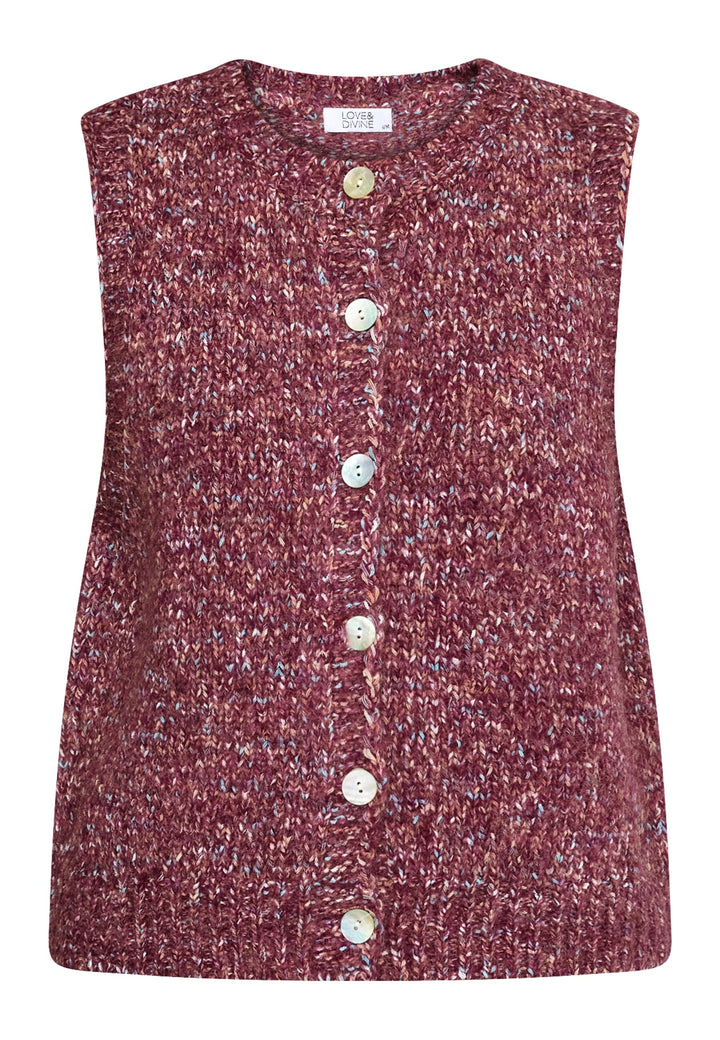 Love & Divine - Love1658 20401 - 587 - Bordeaux Mel. Veste 