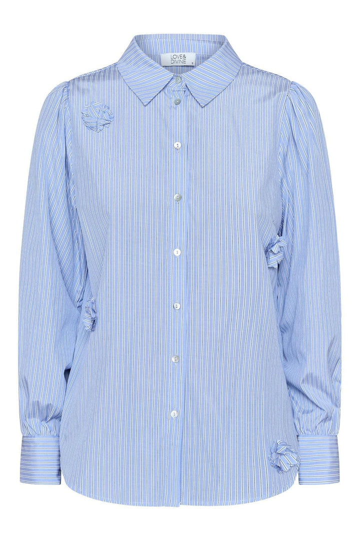 Love & Divine - Love919-21 19371 - 831 - Blue Stripes Skjorter 