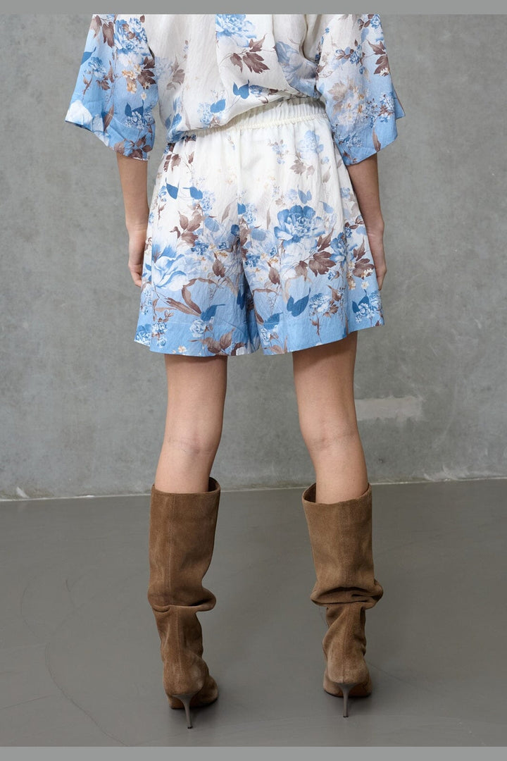 Love & Divine - Love970-13 19858 - 812 - Blue/Brown Flower