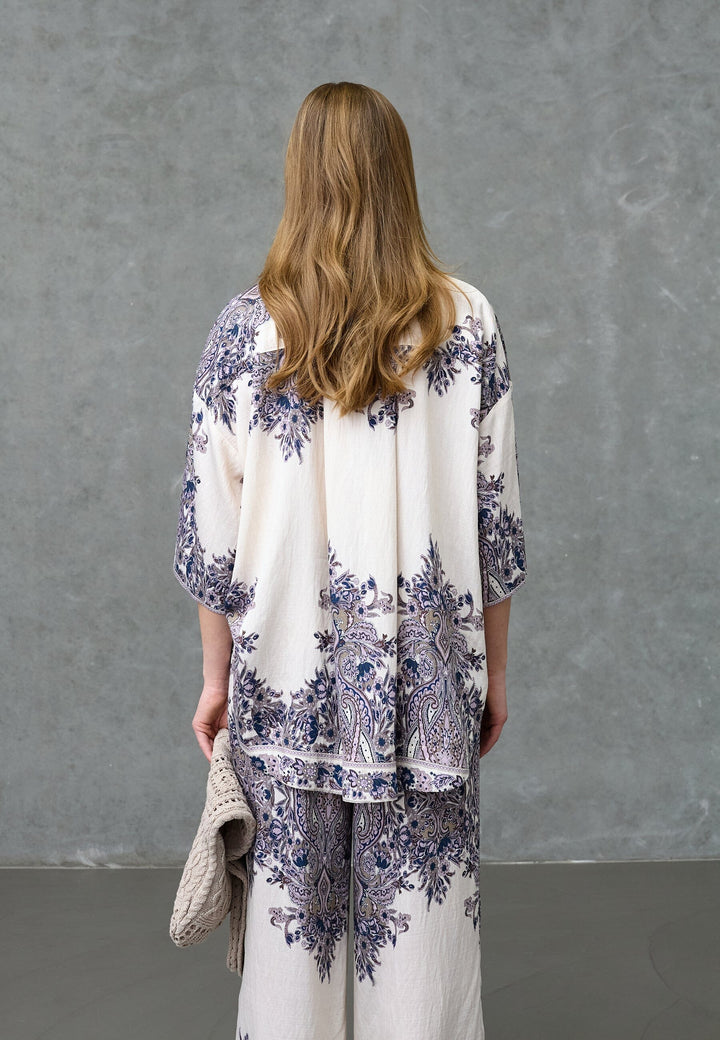 Love & Divine - Love971-17 19894 - 802 - Champagne Paisley Skjorter 