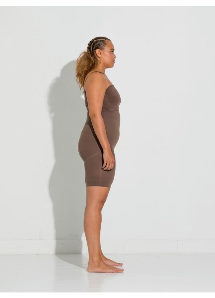 Lykkeland Ateliér - Alturra Highwaist Shaping Shorts - Chocolate Shorts 