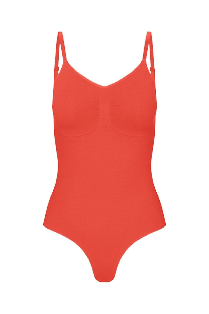 Lykkeland Ateliér - Coco Shapewear Bodysuit L0823903F.502 - Crush Red Bodystockings 