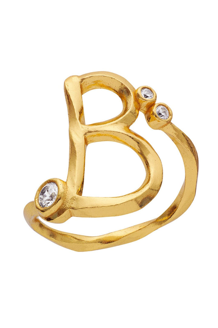 Maanesten - B Alphabet Ring - 4888a Ringe 