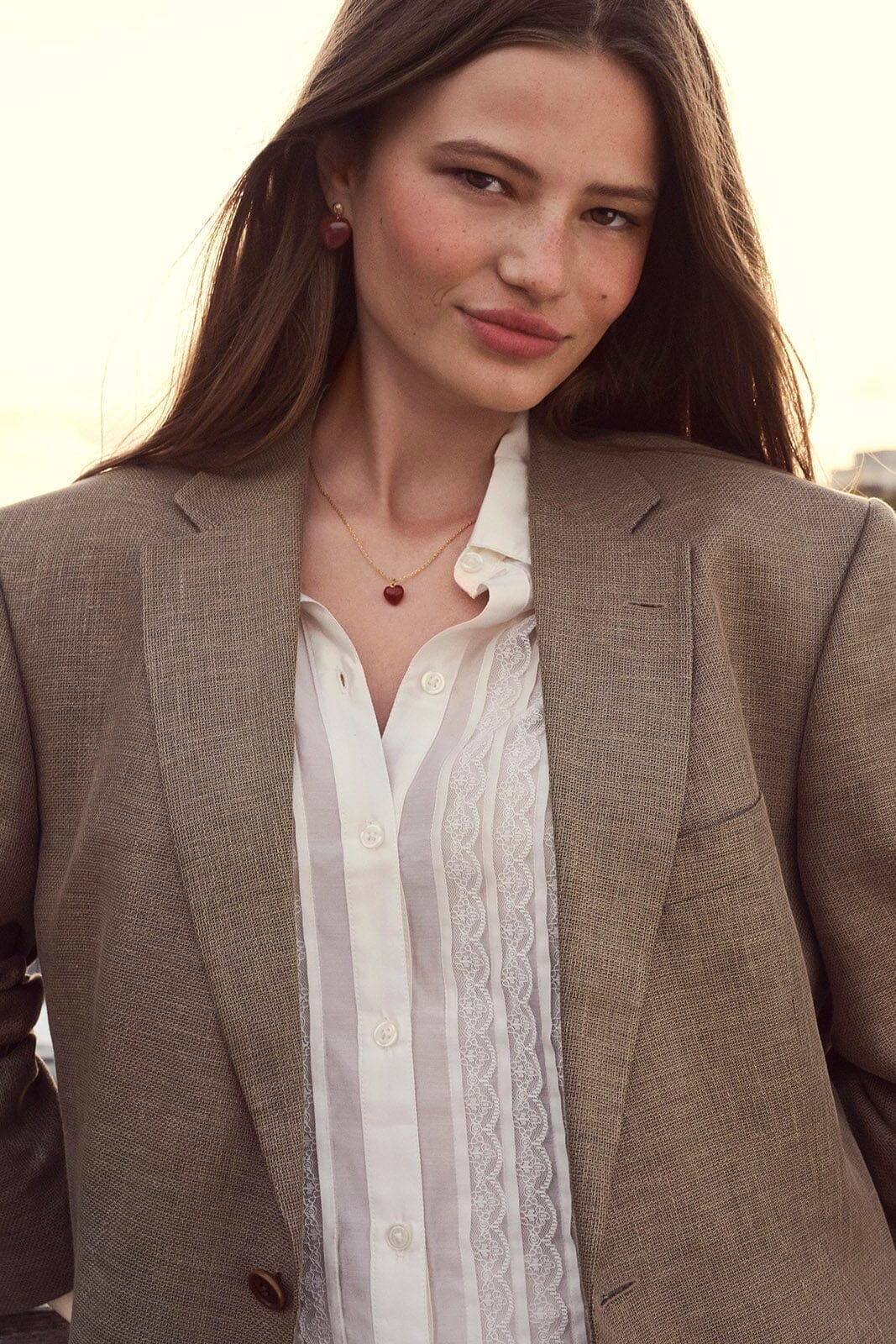 Maanesten - Esma Heart Necklace - 2846a Halskæde 