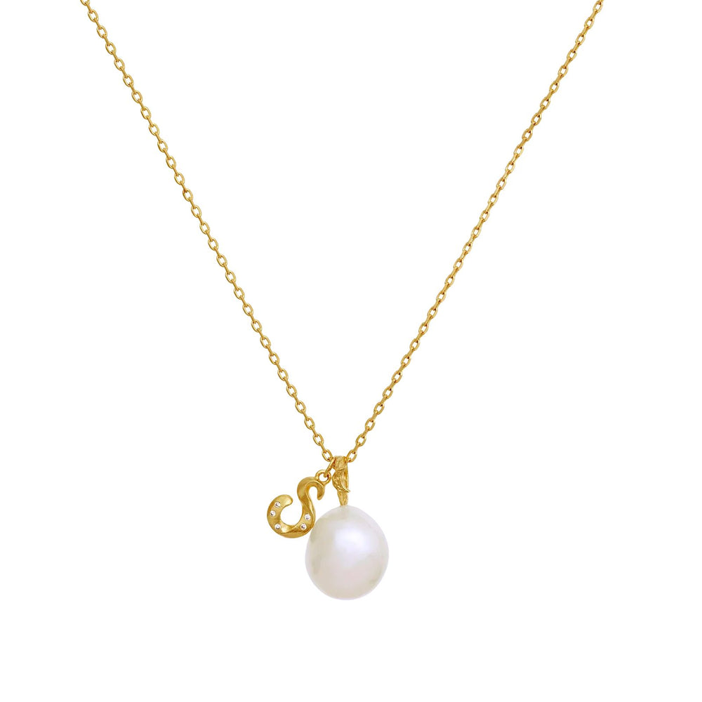 Maanesten - Freshwater Pearl Water Pendant - 2828a Vedhæng 