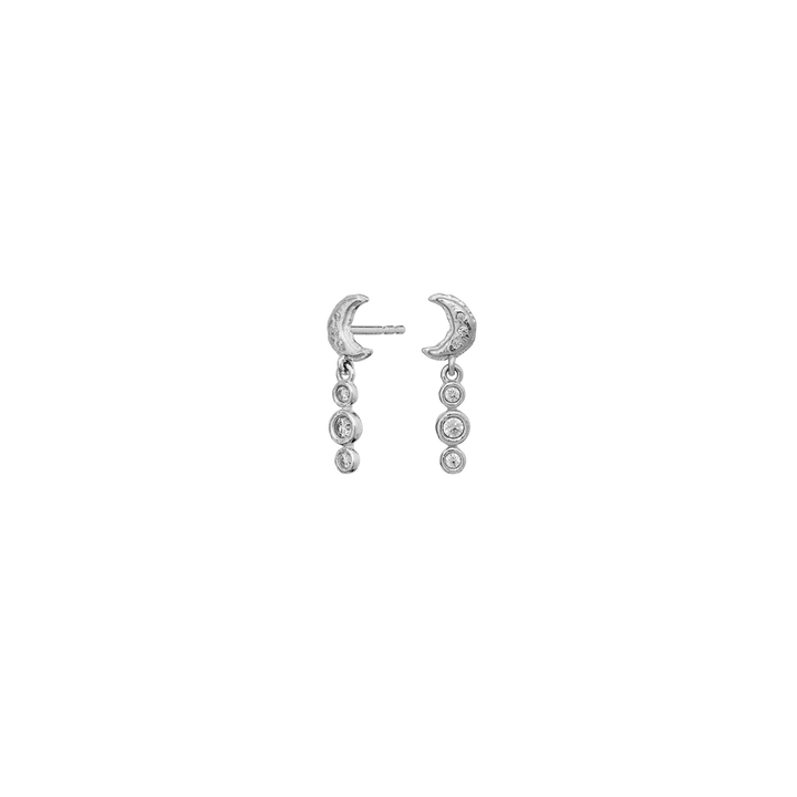 Maanesten - Hannah Ørering 10179c - Forsølvet Øreringe 