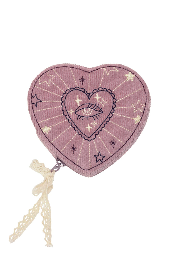 Maanesten - Heart Jewelry Box Purple Theatre Magic - 4108