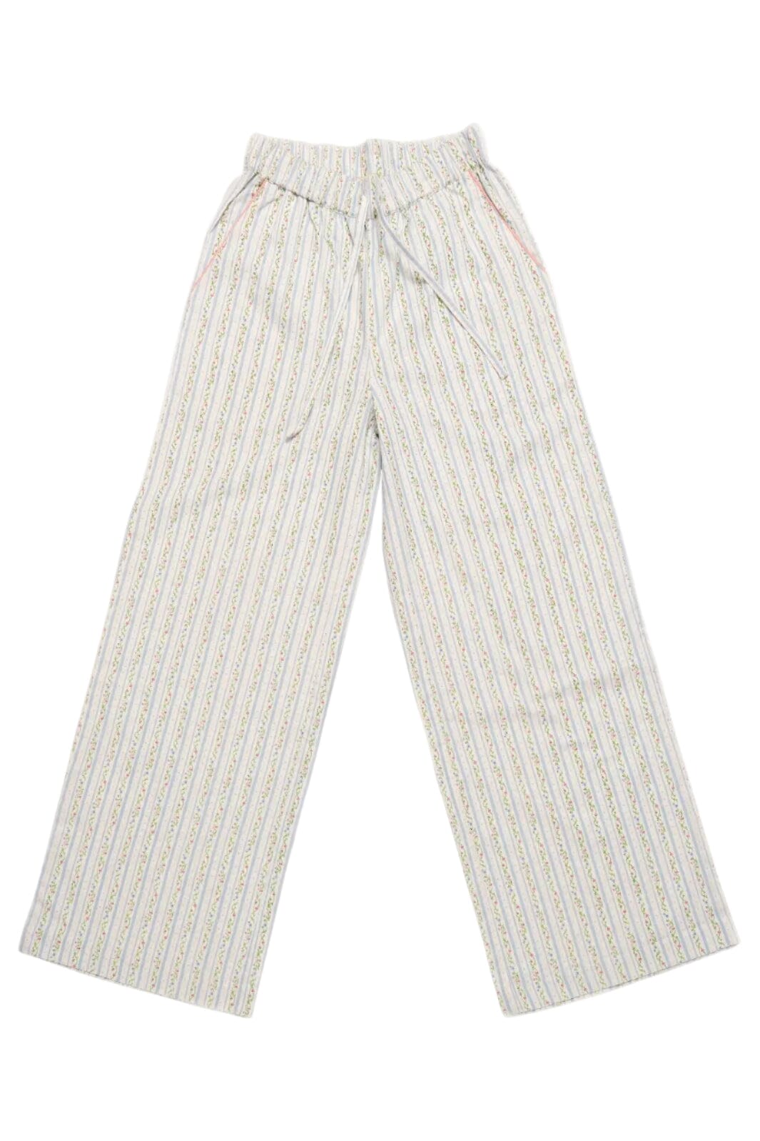 Maanesten - Heather Pants Summer Stripe Blue - 4181 Bukser 