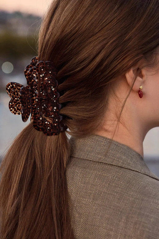 Maanesten - Lavinia Hairclaw Leopard - 4206 Hårspænder 