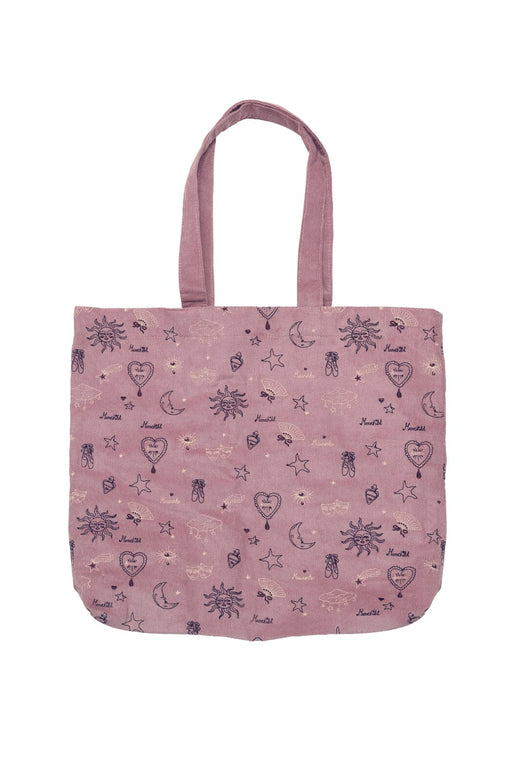 Maanesten - Magic Corduroy Totebag Purple Theatre Magic - 4102