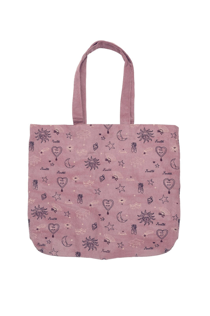 Maanesten - Magic Corduroy Totebag Purple Theatre Magic - 4102