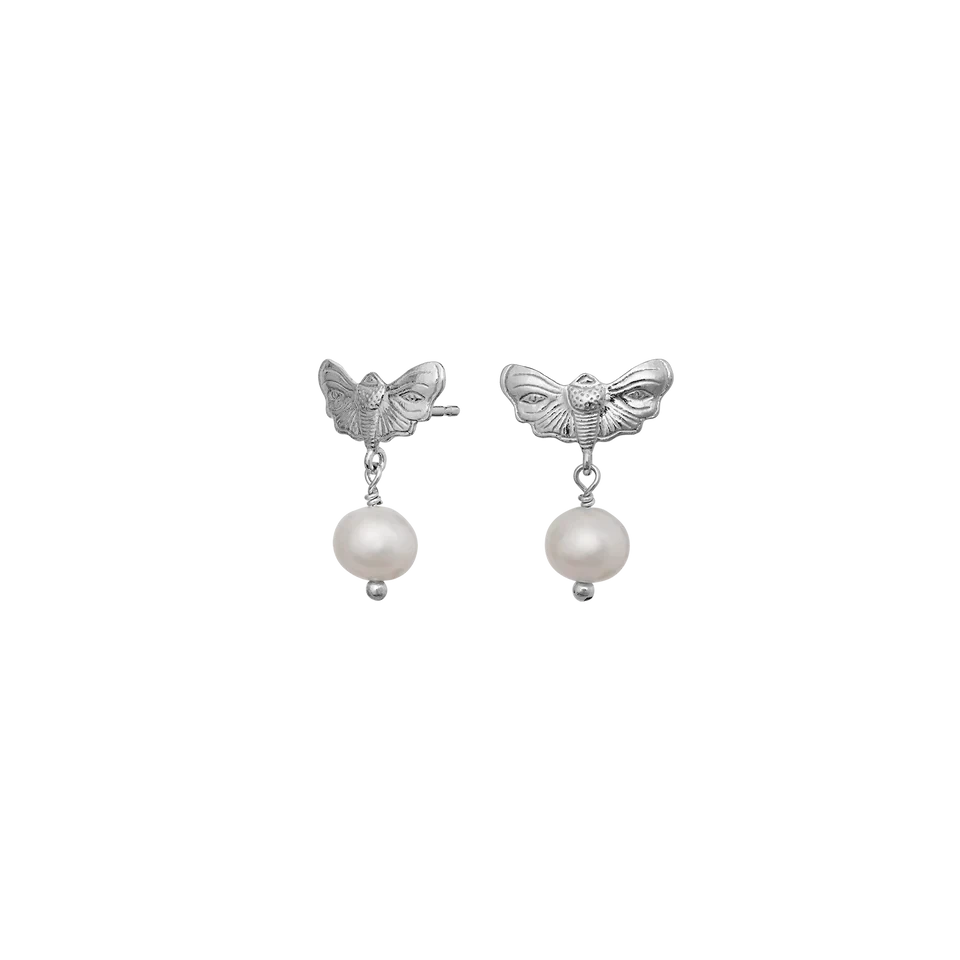 Maanesten - Nisa Ørering 10182c - Forsølvet Øreringe 