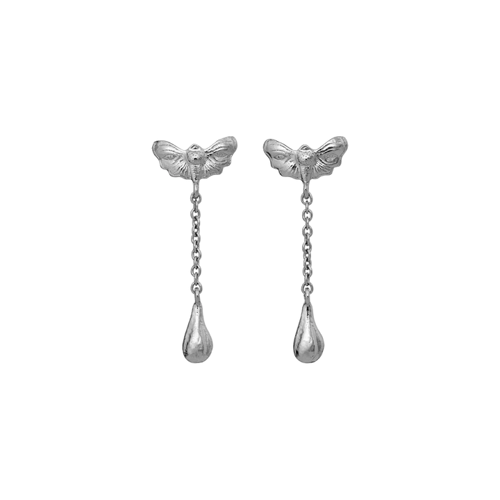 Maanesten - Nola Ørering 10177c - Forsølvet Øreringe 