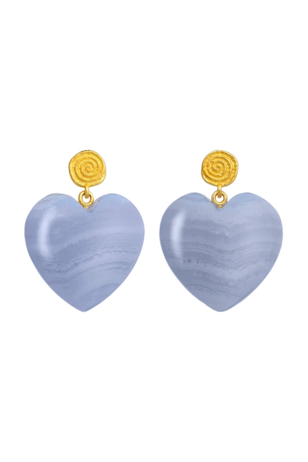 Maanesten - Penny Blue Lace Earrings - 10130a Øreringe 