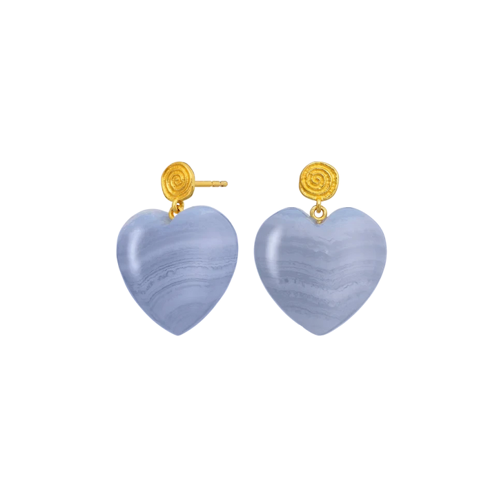 Maanesten - Penny Blue Lace Earrings - 10130a Øreringe 