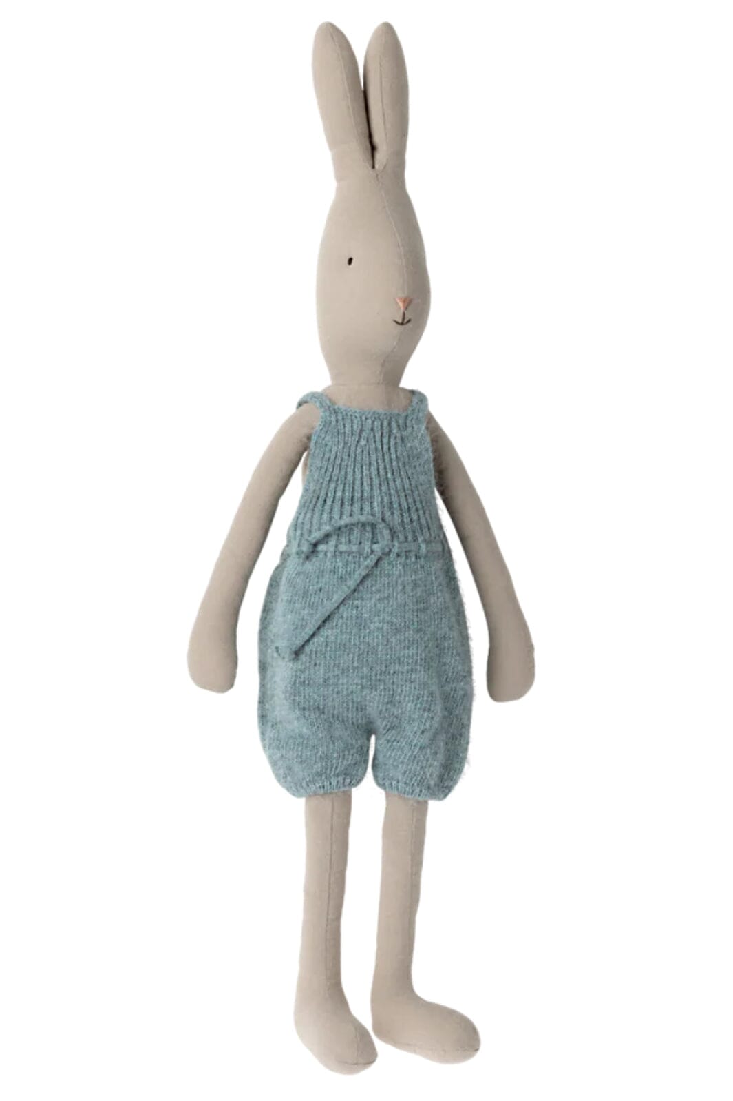 Maileg - Hare, Størrelse 4, Strik Overall - Rabbit Size 4 Legetøj 