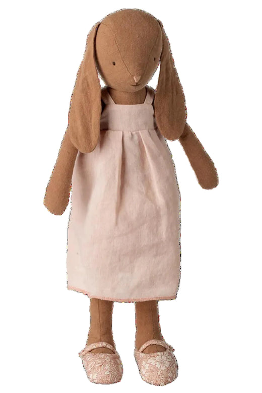 Maileg - Kanin, Størrelse 3 - Brun - Kjole Og Sko 16-6300-00 Legetøj 