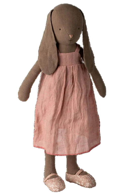 Maileg - Kanin, Størrelse 4 - Brun - Kjole Og Sko 16-6400-00 Legetøj 