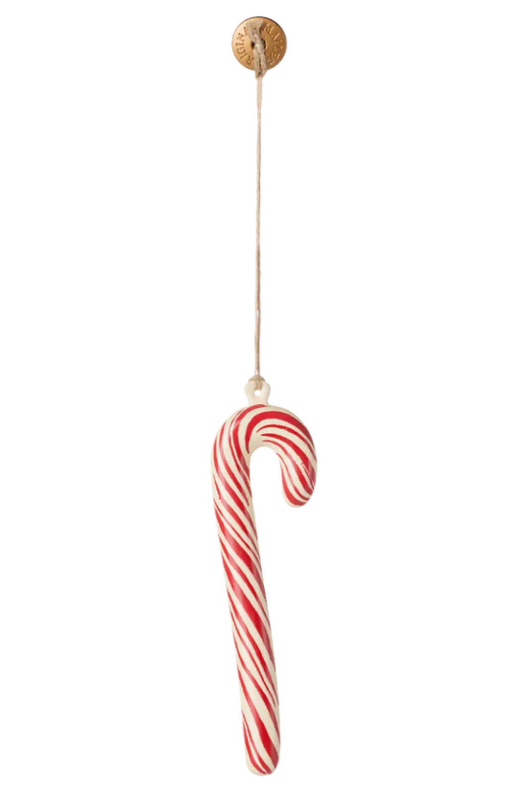 Maileg - Metal Ornament, Sukkerstok - Stribet - 14-5500-00 Julepynt 