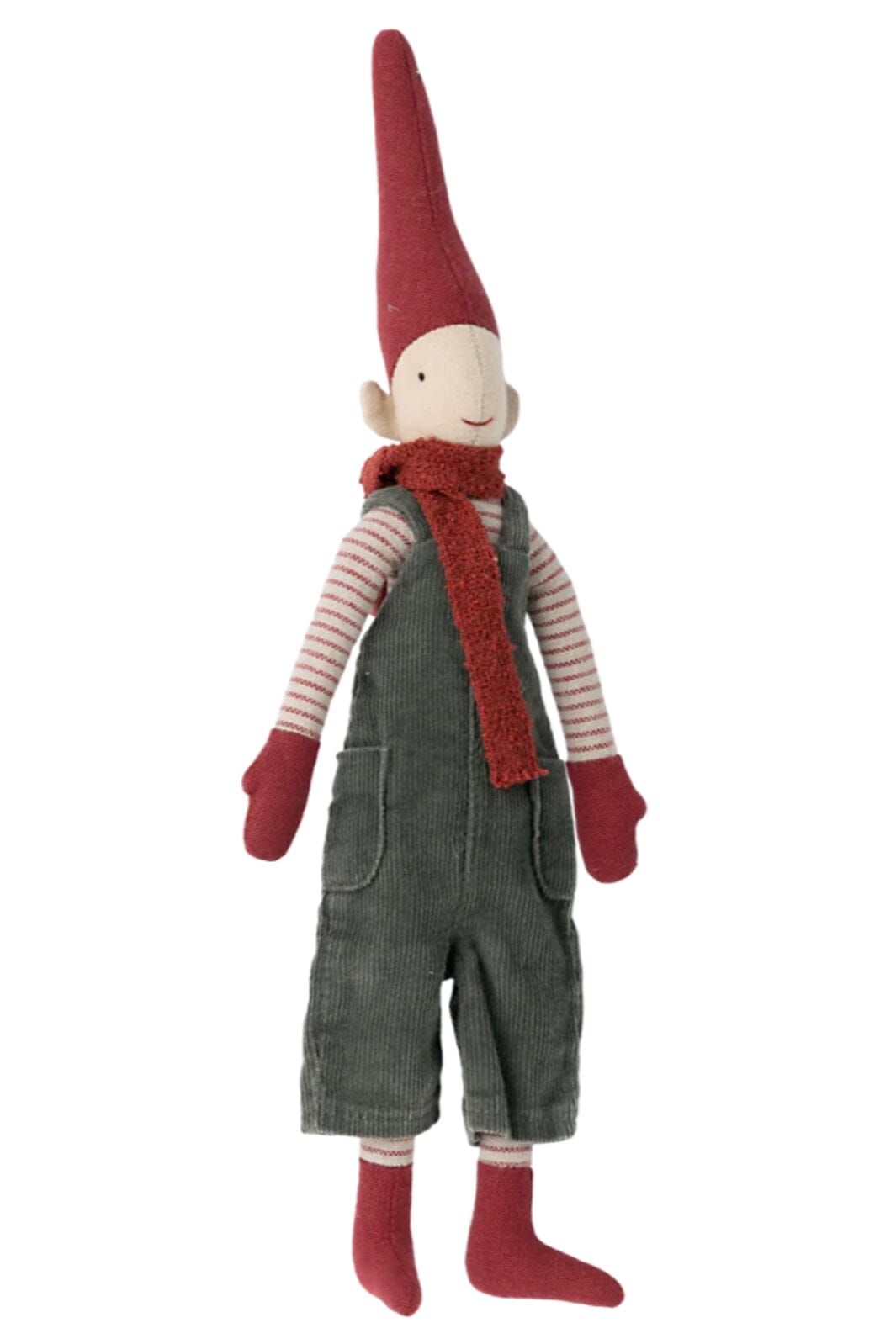 Maileg - Mini Nisser - Dreng, Overall (Size 2) - 14-2420-03 Jul 