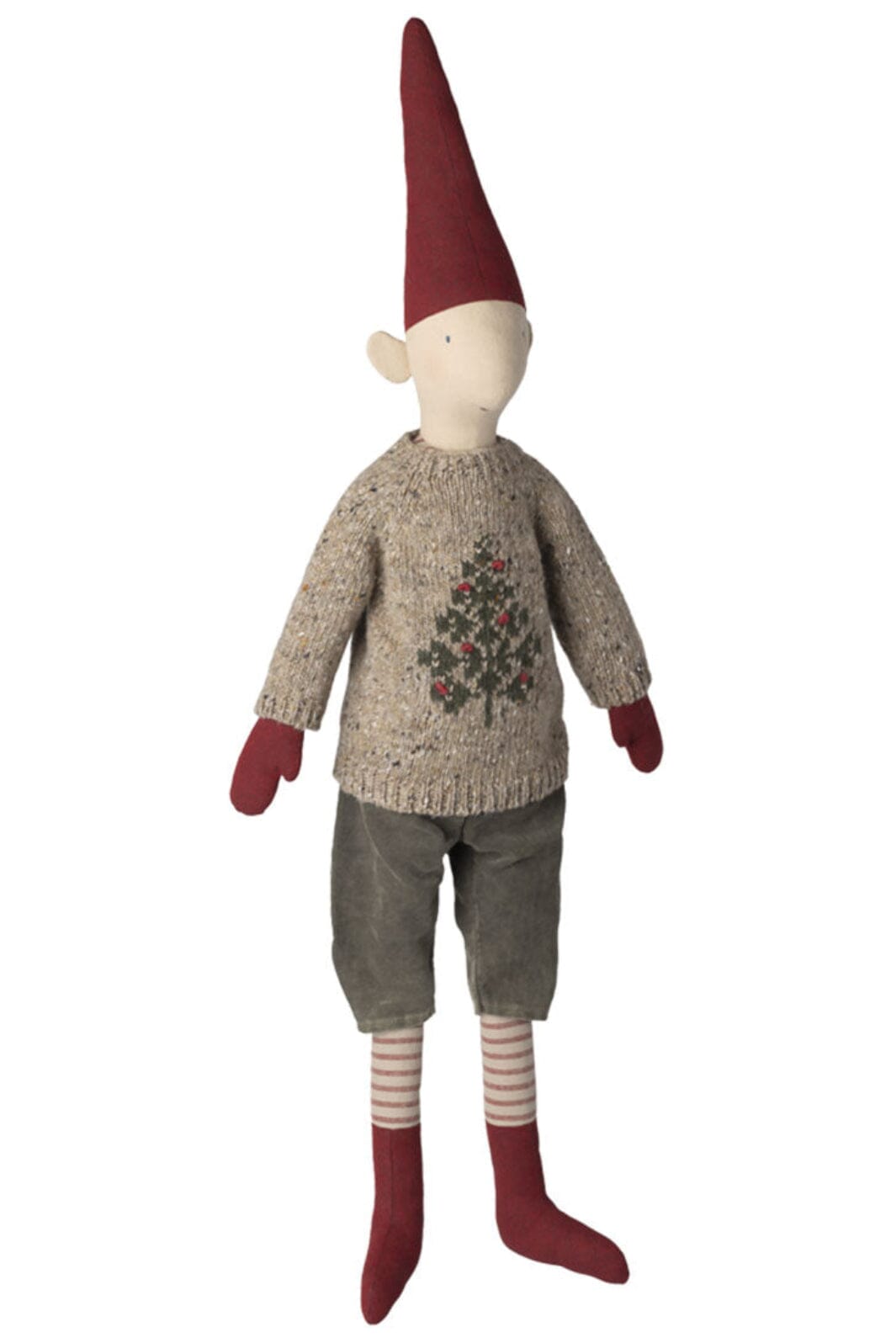 Maileg - Pixy, Størrelse 5 - Dreng - Strikket Sweater - 14-5455-00 Julepynt 