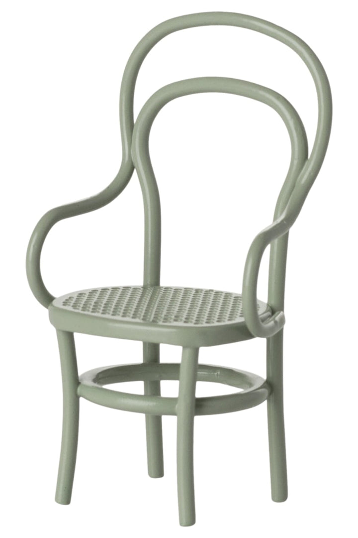 Maileg - Vintagestol, Mus, Mint - Mouse Furniture Legetøj 