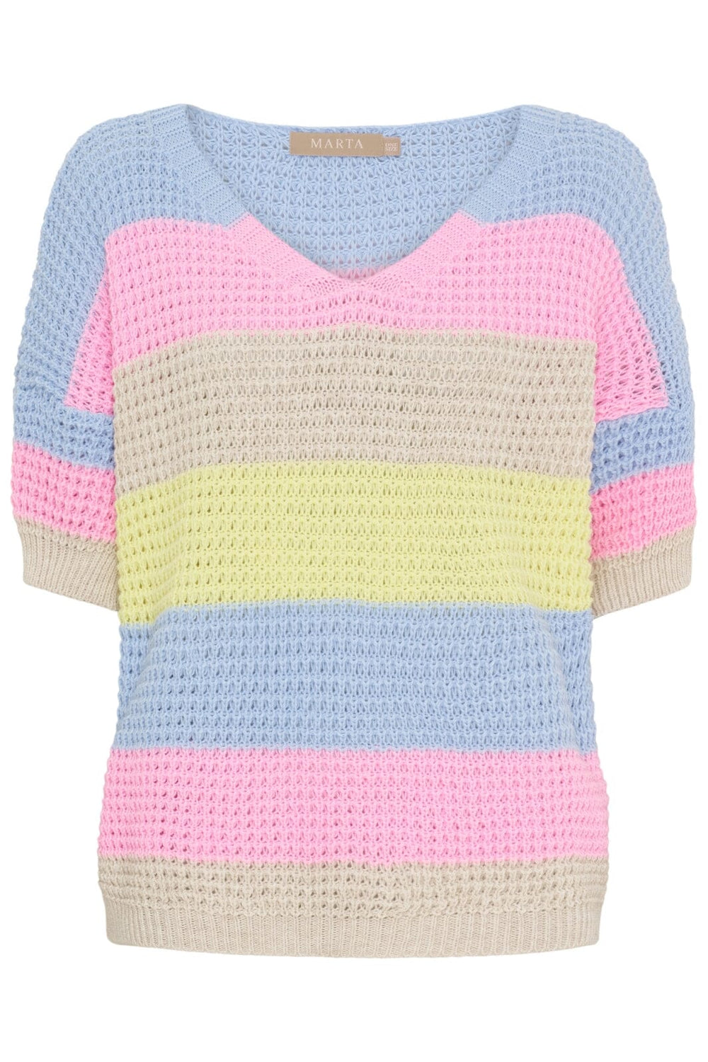 Marta Du Chateau - Mdcadela Knit 8075 - Celeste Strikbluser 