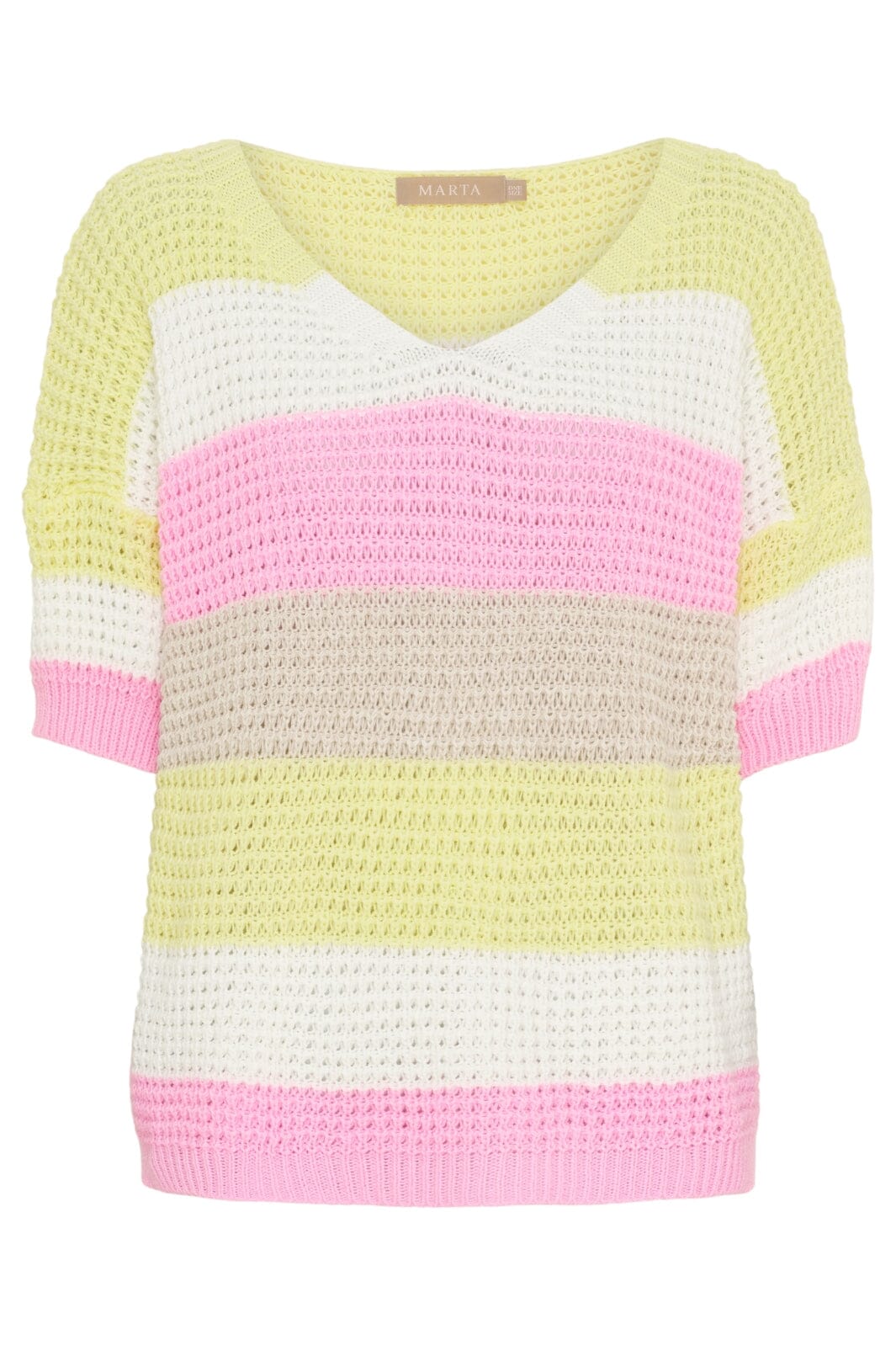 Marta Du Chateau - Mdcadela Knit 8075 - Giallo Strikbluser 