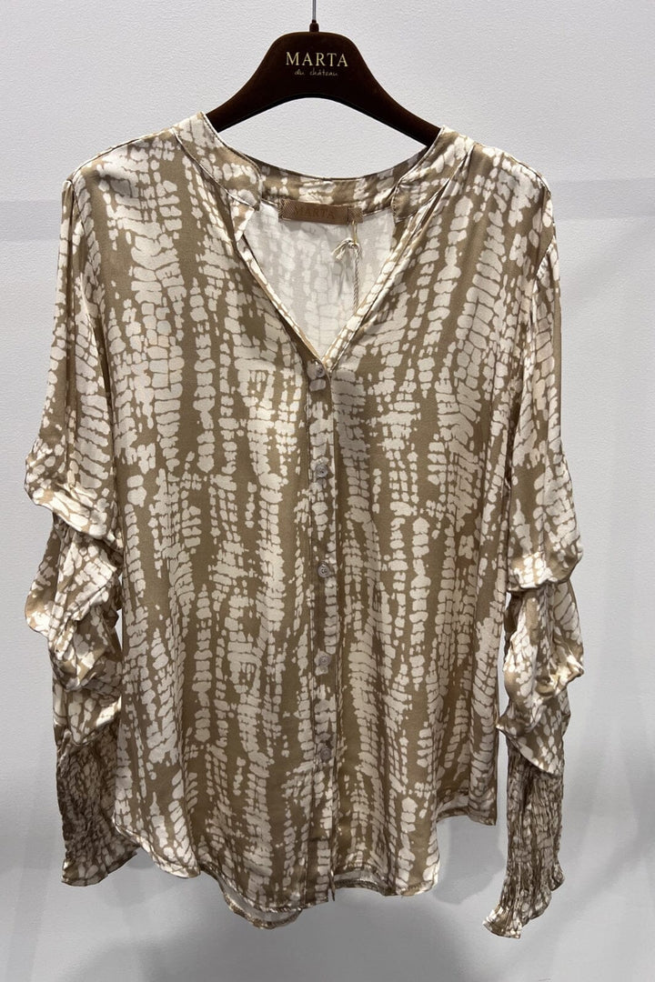 Marta Du Chateau - Mdcaisha Shirt - 3639 Camello Skjorter 