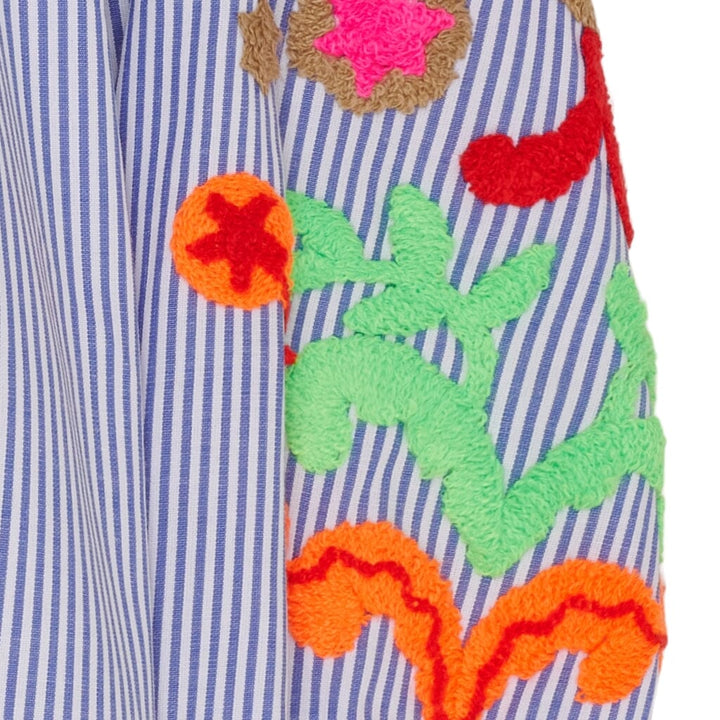 Marta Du Chateau - Mdcaleta Shirt 268191Stripe - Blue Denim Stripe Skjorter 