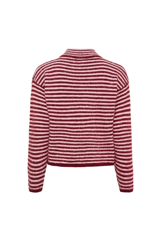 Marta Du Chateau - Mdcanais Cardigan 9586 - Bordeaux