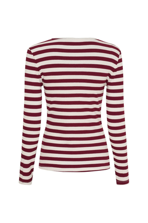 Marta Du Chateau - Mdcbegonia Ls Tee 7702 - Bordeaux