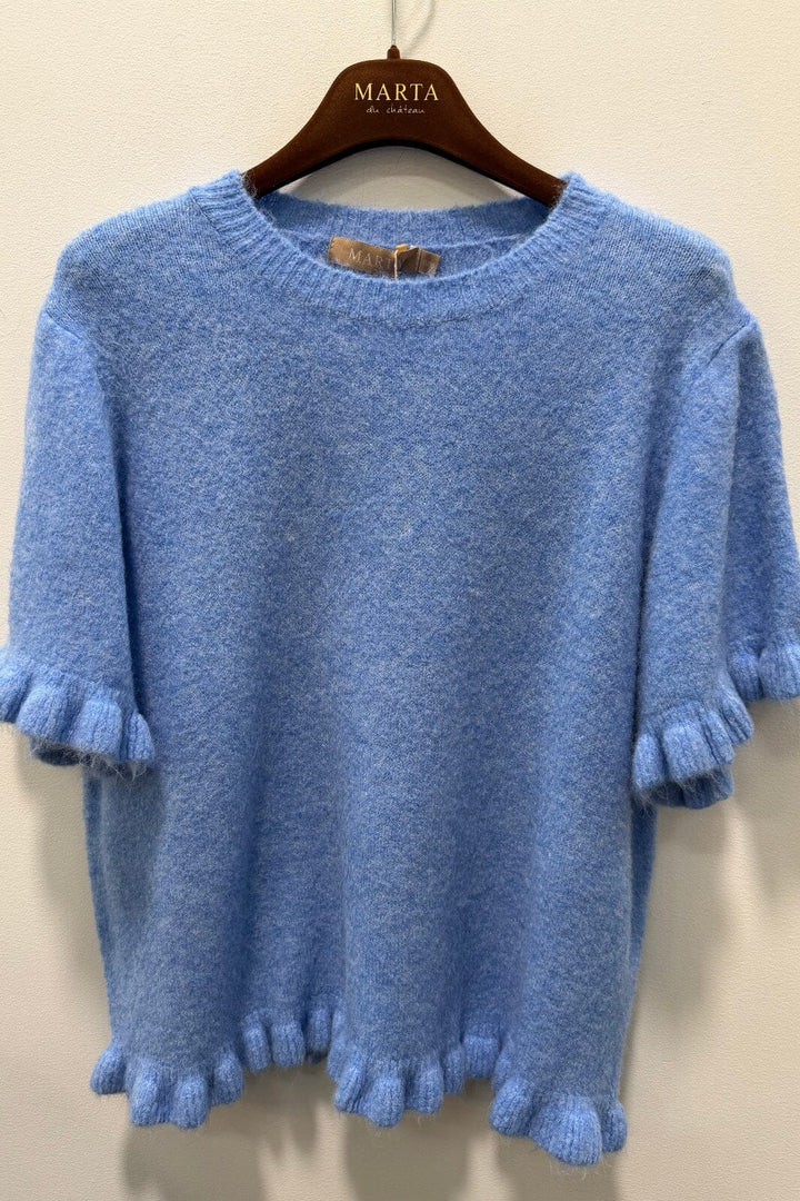 Marta Du Chateau - Mdcbriala Knit KN8129 - Sky2027 Strikbluser 