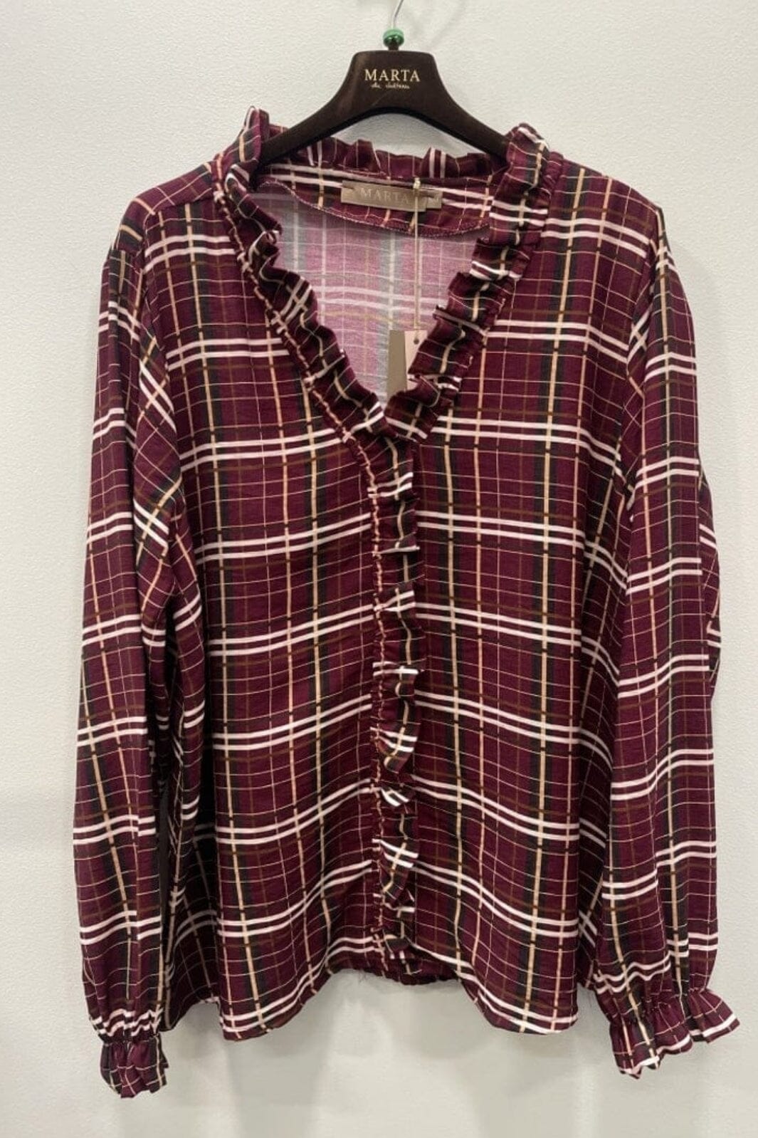 Marta Du Chateau - Mdcbrook Shirt 7648 - Bordeaux10882Tpd Skjorter 