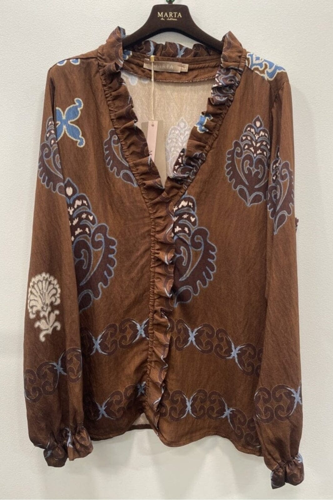Marta Du Chateau - Mdcbrook Shirt 7648 - Marrone3257Tpk Skjorter 