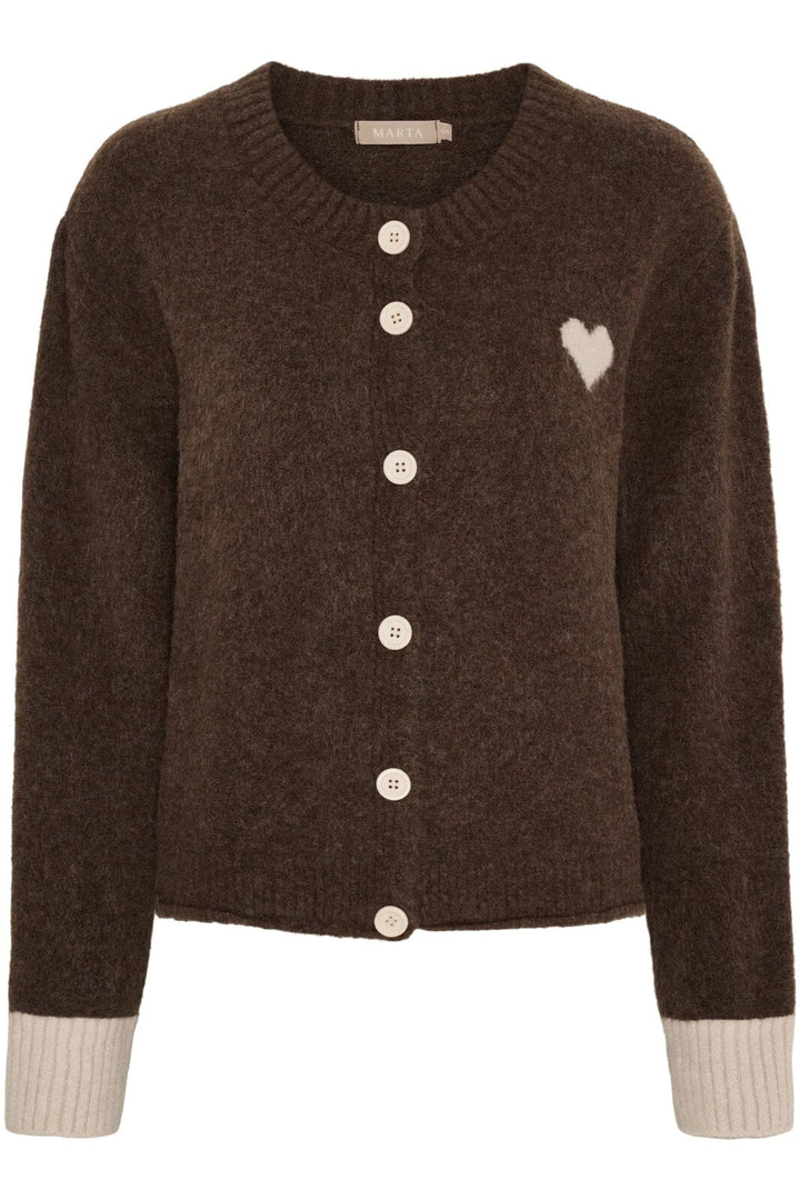 Marta Du Chateau - Mdccalla Knit KNA052 - Moro/Beigew088 Strikbluser 