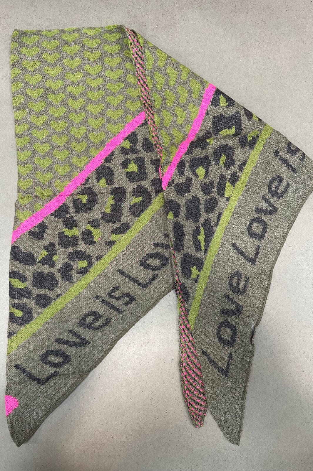 Marta Du Chateau - Mdcclio Scarf BA-0746 - Olive7 Tørklæder 