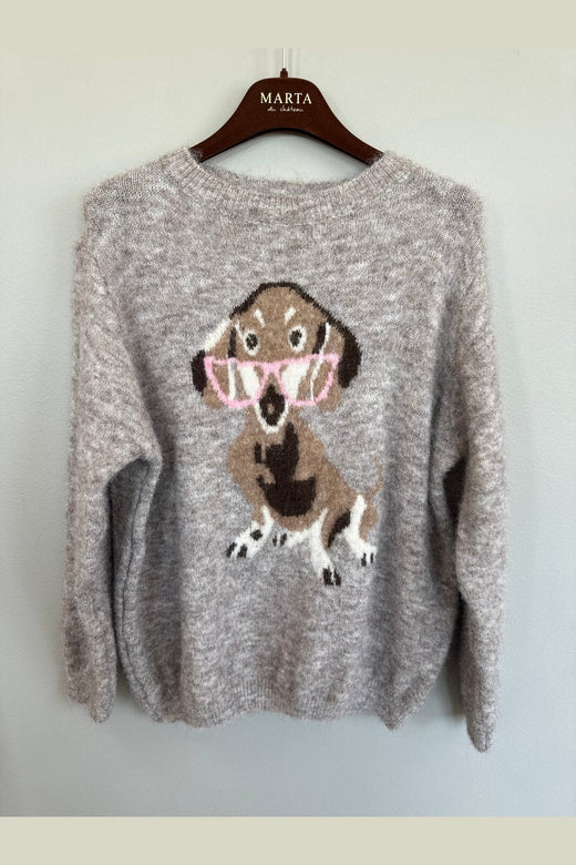 Marta Du Chateau - Mdccoraline Knit 9852 - Fango Melange