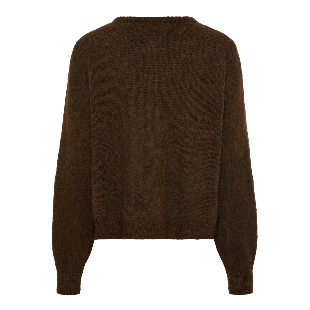 Marta Du Chateau - Mdccosima Knit Cardigan 5223 - Chocolat111909 Cardigans 