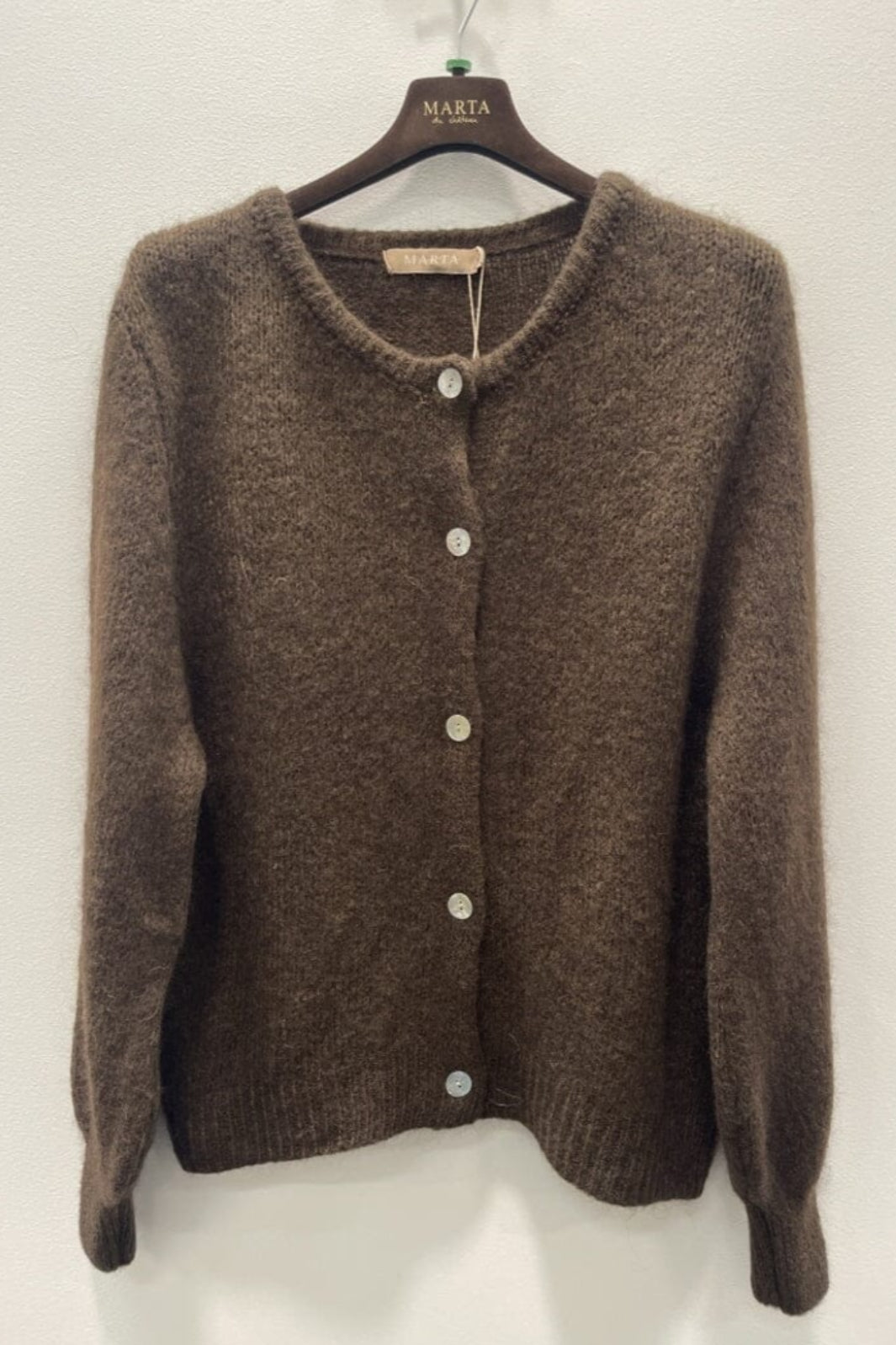 Marta Du Chateau - Mdccosima Knit Cardigan 5223 - Chocolat111909