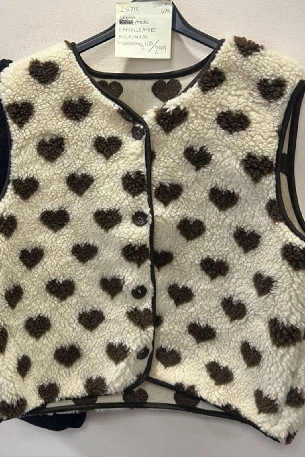 Marta Du Chateau - Mdcdahlia Vest 25710 - Cream/Moro Veste 