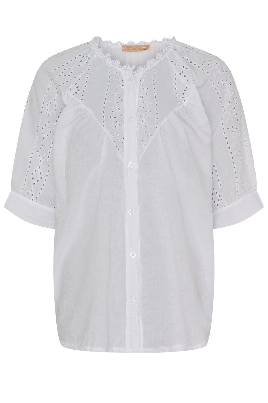 Marta Du Chateau - Mdcdona Shirt - White Skjorter 